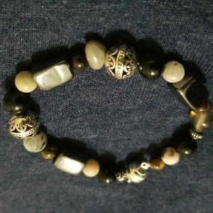 Hematite +tigers eye+jasper+obsidian
